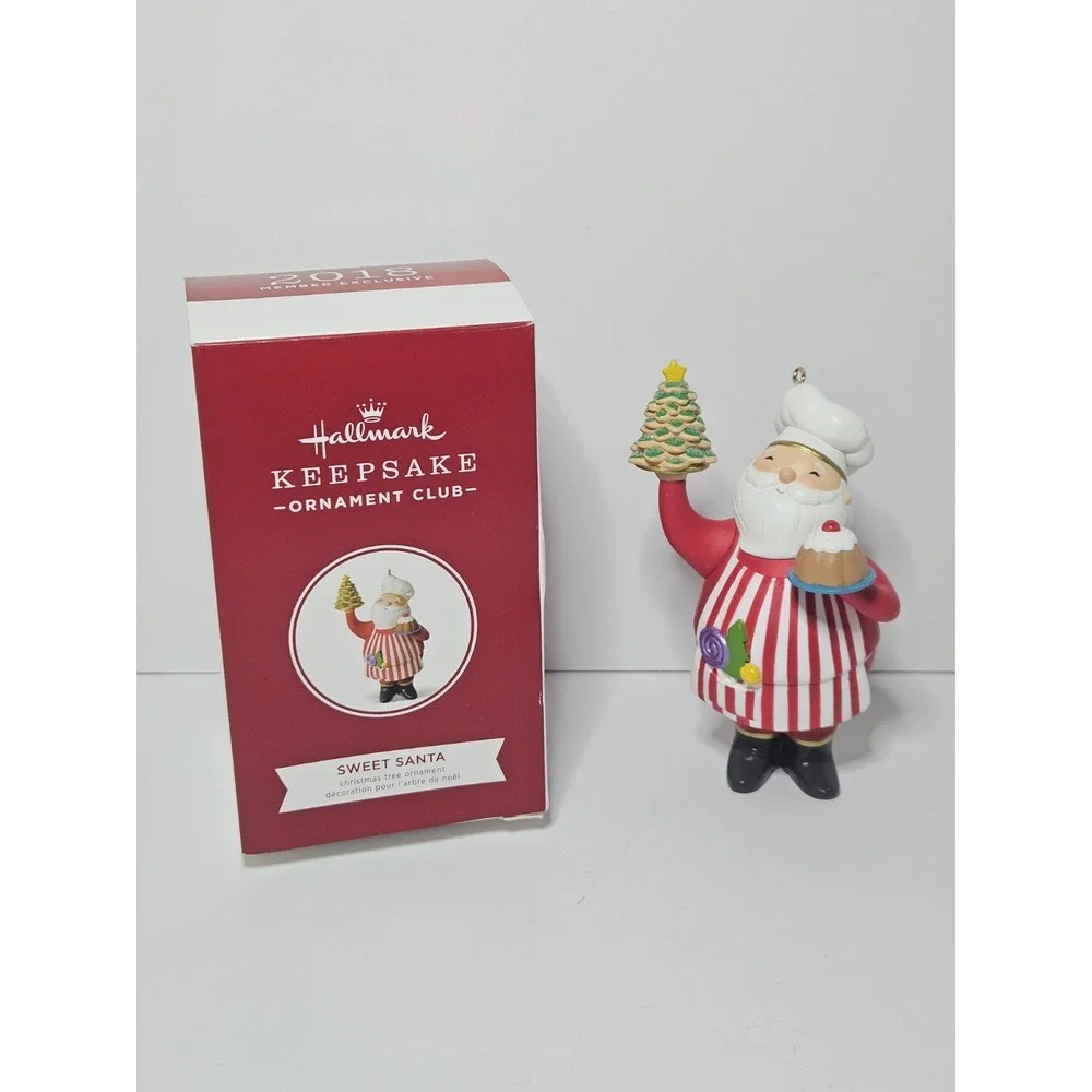 Hallmark 2018 Sweet Santa Ornament Club Member Exclusive QXC5323 NIB
